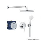 GROHE Eurosmart UP-Duschsystem m. FMS/SmartBox/ Kopfbr./WH-Set chrom, 25288000