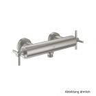 GROHE Atrio 2-Griff-Brausebatt. Wandmontage Kreuz-Griff supersteel, 26895DC0