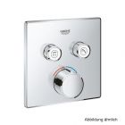 GROHE Unterputzmischer SmartControl eckig FMS 2 Absperrventile chrom, 29148000