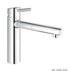 GROHE Concetto EH-SPT-Batterie Niederdruck ausziehbarer Mousseur chrom