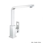 GROHE Eurocube Einhand-Spültischbatterie Temperaturbegrenzer chrom, 31255000