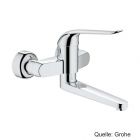 GROHE Euroeco Special EH-WT-Batt. Wandmontage Ausladg. 257mm chrom, 32773000