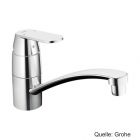 GROHE EH-SPT-Batterie Eurosmart C flacher Auslauf chrom, 32842000