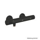 GROHE Grohtherm 500 THM-Brausebatterie Wandmontage matt black, 347932430