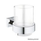 GROHE Essentials Cube Glas mit Halter chrom, 40755001