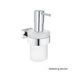 GROHE Essentials Cube Seifenspender mit Halter chrom, 40756001