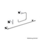 GROHE Essentials Cube Bad-Accessoire Set 3-in-1 chrom, 40777001