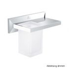 GROHE Allure Brilliant Ablage mit Mundspülglas chrom, 40906000