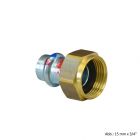 Viega Prestabo labs-frei, Modell 1163LF ​Anschlussverschrbg., 22 mm x G 3/4"