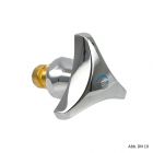 GROHE Oberteil DN 10 Trecorn-Griff mit Markierung blau, verchromt 45966000