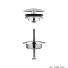 GROHE Ablaufventil 1 1/4", f. Waschtisch ohne Überlauf, chrom 65808000